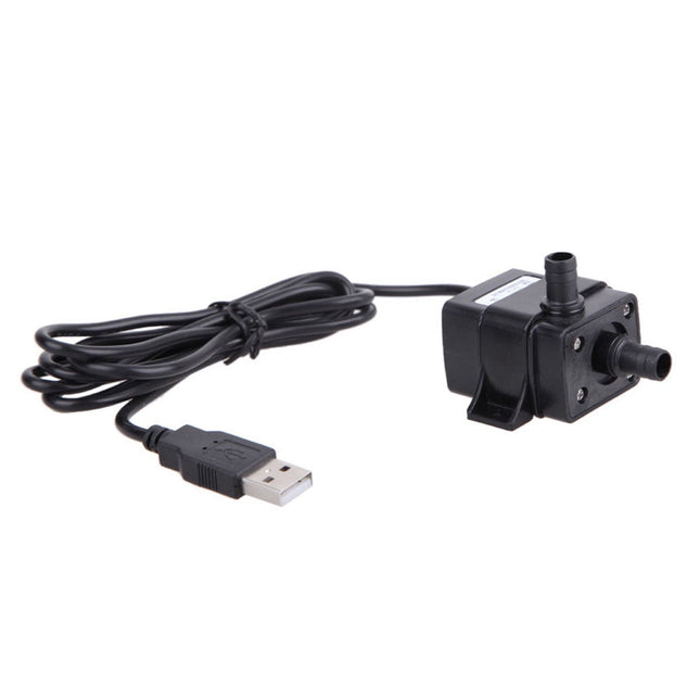 Battery Operated Submersible Water Pump for Aquarium Fountain Pond Circulating 10V USB Mini Quiet Underwater Pump.