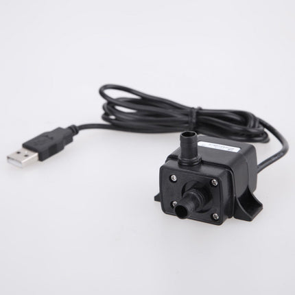 Battery Operated Submersible Water Pump for Aquarium Fountain Pond Circulating 10V USB Mini Quiet Underwater Pump.
