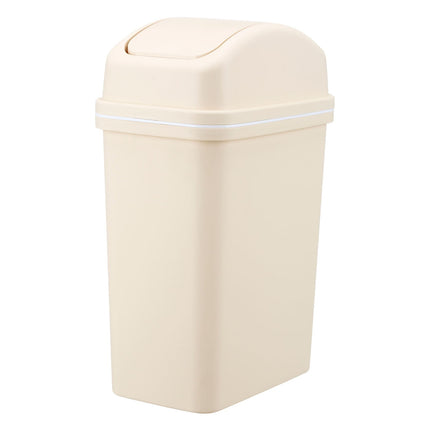 Chmadoxn Kitchen Trash Can 6 L with Lid, Plastic Tall Garbage Can Outdoor and Indoor, Large Recycle Bin and Waste Basket for Home, Office, Garage, Patio, Restaurant 6.22×9.25×12.8 in A.