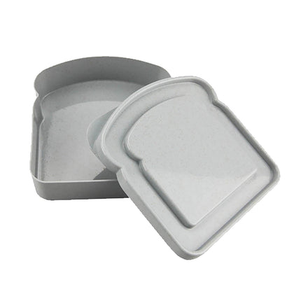Darzheoy Sandwich Containers, Reusable Sandwich Box Container, Sandwich Holder Bread Container for Adults, BPA Free, Microwave & Dishwasher Safe, Office, Camping Gray.
