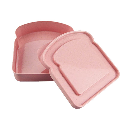 Darzheoy Sandwich Containers, Reusable Sandwich Box Container, Sandwich Holder Bread Container for Adults, BPA Free, Microwave & Dishwasher Safe, Office, Camping Pink.