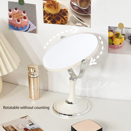 Back to School Chmadoxn Magnifying Makeup Mirror Double Sided Tabletop Mirror with 3 Magnification, Magnified Desk Mirror for Makeup, Cosmetic Vanity Mirror with Stand and 360° Rotation 5.5×11.4 in White.
