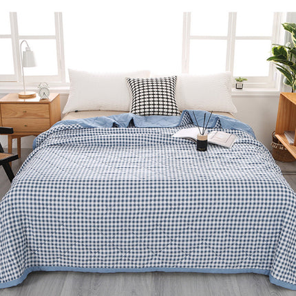 Kdkad Cooling Blankets,Cooling Throw Blanket for Hot Sleepers, Cooling Blankets Absorbs Body Heat to Keep Cool on Warm Night, Ultra-Cool Lightweight Blanket 78.7×59 in Blue.