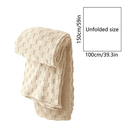 Kdkad Super Soft Throw Blanket, Cooling Blankets, Cotton Bed Blanket, Cotton Thermal Throw Blanket, Lightweight Throw Breathable Premium Soft Comfortable Machine Washable Blanket for All Season 39.3×59 in Blue.