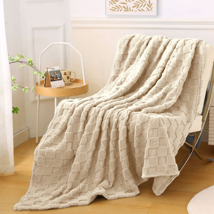 Kdkad Super Soft Throw Blanket, Cooling Blankets, Cotton Bed Blanket, Cotton Thermal Throw Blanket, Lightweight Throw Breathable Premium Soft Comfortable Machine Washable Blanket for All Season 39.3×59 in Blue.