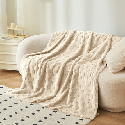Kdkad Super Soft Throw Blanket, Cooling Blankets, Cotton Bed Blanket, Cotton Thermal Throw Blanket, Lightweight Throw Breathable Premium Soft Comfortable Machine Washable Blanket for All Season 39.3×59 in Blue.