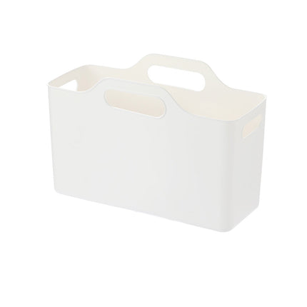 Kdkad White Plastic Storage Basket, Bins for Organization and Storage, Versatile Home Edit Containers,11 Inch Cube Storage Boxes for Office Kitchen Bathroom.