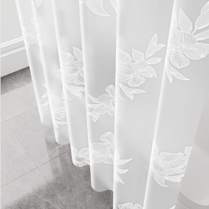 Kdkad Shower Curtain, 31.5×71 Inch Shower Curtain Liner, Waterproof Plastic Shower Liner, Cute Lightweight Shower Curtain for Bathroom 71×47 in A.