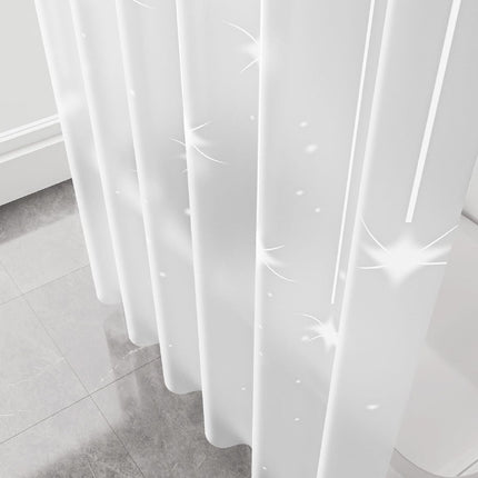 Kdkad Shower Curtain, 31.5×71 Inch Shower Curtain Liner, Waterproof Plastic Shower Liner, Cute Lightweight Shower Curtain for Bathroom 71×47.2 in A.
