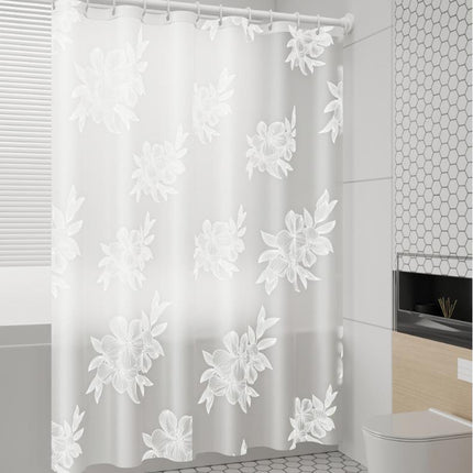 Kdkad Shower Curtain, 31.5×71 Inch Shower Curtain Liner, Waterproof Plastic Shower Liner, Cute Lightweight Shower Curtain for Bathroom 71×59 in A.