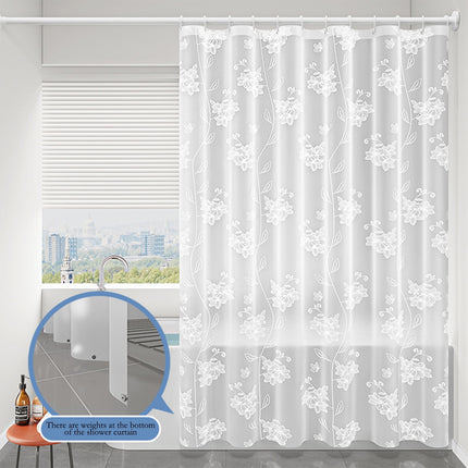 Kdkad Shower Curtain, 31.5×71 Inch Shower Curtain Liner, Waterproof Plastic Shower Liner, Cute Lightweight Shower Curtain for Bathroom 40.2×70.9 in B.
