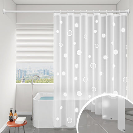 Kdkad Shower Curtain, 31.5×71 Inch Shower Curtain Liner, Waterproof Plastic Shower Liner, Cute Lightweight Shower Curtain for Bathroom 78.7×47.2 in B.
