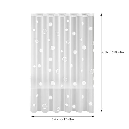 Kdkad Shower Curtain, 31.5×71 Inch Shower Curtain Liner, Waterproof Plastic Shower Liner, Cute Lightweight Shower Curtain for Bathroom 78.7×47.2 in C.