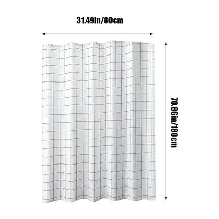 Kdkad Shower Curtain, 31.5×71 Inch Shower Curtain Liner, Waterproof Plastic Shower Liner, Cute Lightweight Shower Curtain for Bathroom 31.5×71 in F.