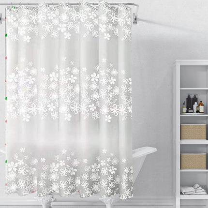 Kdkad Shower Curtain, 31.5×71 Inch Shower Curtain Liner, Waterproof Plastic Shower Liner, Cute Lightweight Shower Curtain for Bathroom 47.2×71 in G.