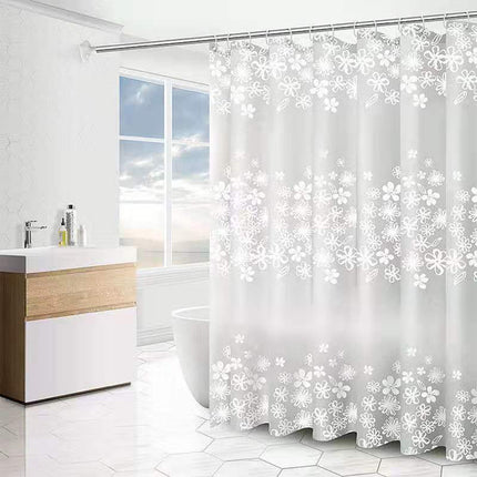 Kdkad Shower Curtain, 31.5×71 Inch Shower Curtain Liner, Waterproof Plastic Shower Liner, Cute Lightweight Shower Curtain for Bathroom 47.2×71 in H.