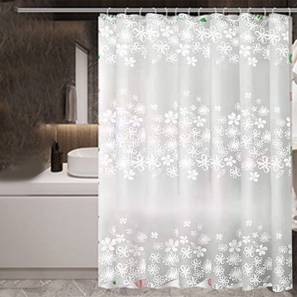 Kdkad Shower Curtain, 31.5×71 Inch Shower Curtain Liner, Waterproof Plastic Shower Liner, Cute Lightweight Shower Curtain for Bathroom 47.2×71 in H.