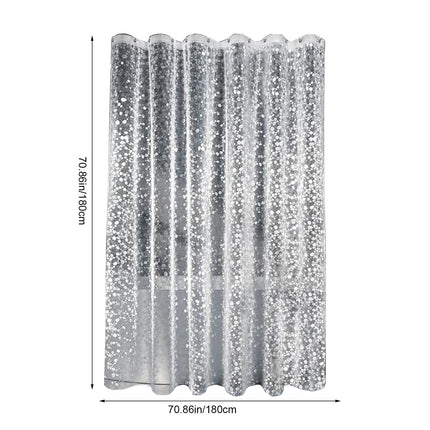 Kdkad Shower Curtain, 31.5×71 Inch Shower Curtain Liner, Waterproof Plastic Shower Liner, Cute Lightweight Shower Curtain for Bathroom 71×59 in White.