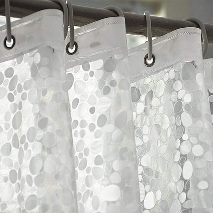 Kdkad Shower Curtain, 31.5×71 Inch Shower Curtain Liner, Waterproof Plastic Shower Liner, Cute Lightweight Shower Curtain for Bathroom 71×71 in White.