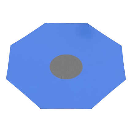 Kdkad Trampoline Shade Cover, 8ft 10ft 12ft 14ft 16ft Sun-Protection Trampolines Canopy, Easy to Install, Anti-UV Trampolines Sunshade Accessories for Outdoor Backyard Playground 8' Blue.