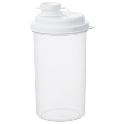 Darzheoy 1L Plastic Pitcher with Lid BPA-Free Eco-Friendly Pitcher Mix Drinks Water Pitcher for Hot/Cold Lemonade Juice Beverage Jar Ice Tea Kettle White.