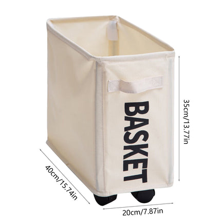 Darzheoy Laundry Baskets with Wheels and Handle, Collapsible Laundry Baskets, Clothes Laundry Basket with Removable Wash Bags for College Dorm, Rolling Laundry Hamper Beige.
