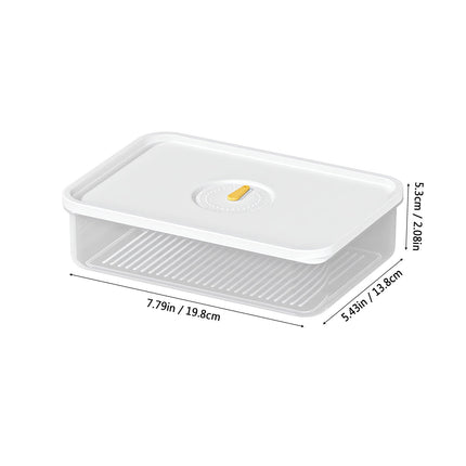 Kdkad Meat Container for Fridge, Lunch Meat Container for Refrigerator Organizers and Storage - Stackable Food Storage Boxes with Lids Cheese Keep Box for Fridge Airtight Organizer.