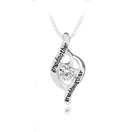Chmadoxn Best Gifts for Women, Mother's Day Gifts for Grandma 925 Silver Mom Necklace Birthday Mother Day Jewelry Gifts for Grandma from GrandDaughter GrandSon.