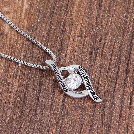 Chmadoxn Best Gifts for Women, Mother's Day Gifts for Grandma 925 Silver Mom Necklace Birthday Mother Day Jewelry Gifts for Grandma from GrandDaughter GrandSon.