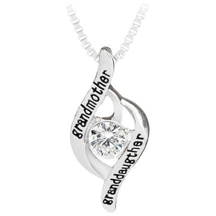Chmadoxn Best Gifts for Women, Mother's Day Gifts for Grandma 925 Silver Mom Necklace Birthday Mother Day Jewelry Gifts for Grandma from GrandDaughter GrandSon.