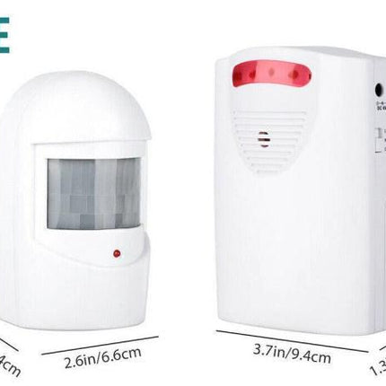 Infrared Alarm System - Wireless Motion Detection Security Alarm for Home & Office.