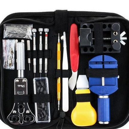 Watch Repair Tool Kit - Comprehensive Combination Tools for Watch Maintenance & Adjustment.