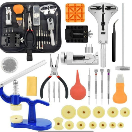 Watch Repair Tool Kit - Comprehensive Combination Tools for Watch Maintenance & Adjustment.