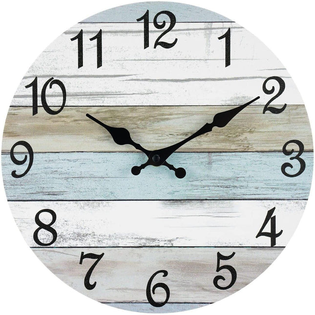 Wooden Wall Clock - Vintage-Style Decorative Clock for Home & Office.
