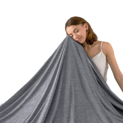 Dark Gray Blanket - 130x150cm Soft Warm Throw for Beds, Sofas & Daily Use.