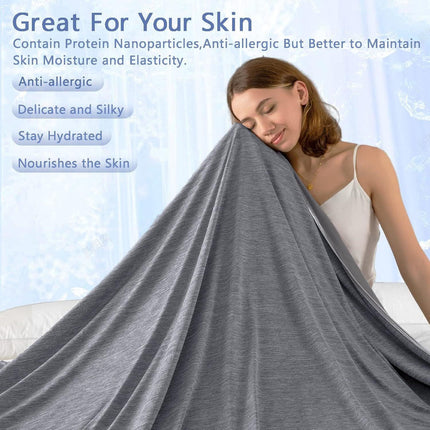 Dark Gray Blanket - 130x150cm Soft Warm Throw for Beds, Sofas & Daily Use.
