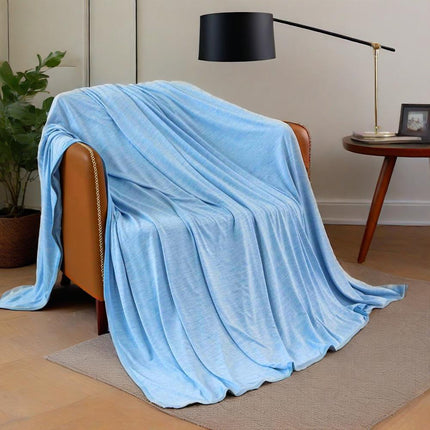 Sky Blue Blanket - 150x200cm Soft Warm Throw for Beds, Sofas & Living Spaces.