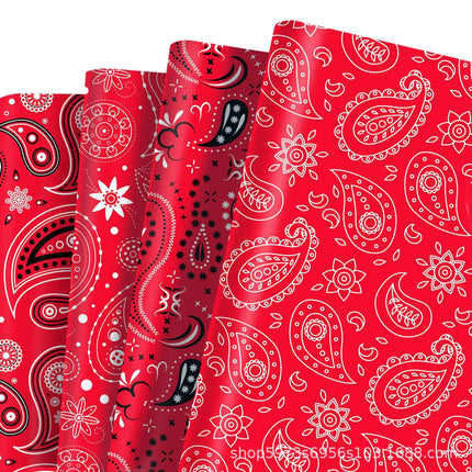 Gift Box Decorative Wrapping Paper - Style WZ003 (12-Sheet Set).