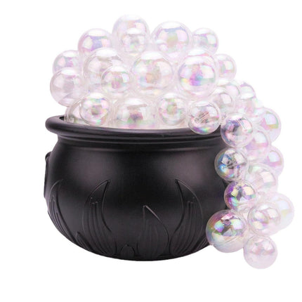 1 pc purple bubble, Witch Jar candy jar, Witch bucket black plastic, retro party table decoration.