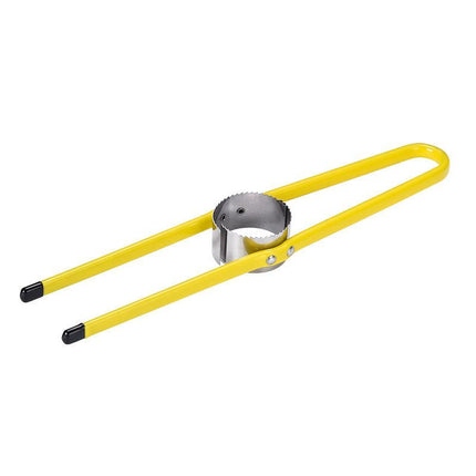 1 pc Household stainless steel peeler, plane knife, threshing and stripping device, creative kitchen tools (yellow).