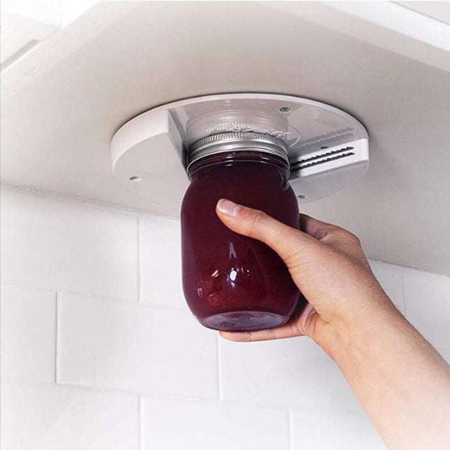 1 pc Jar Opener Round can opener Kitchen cabinet bottom lid can opener table bottom can opener.