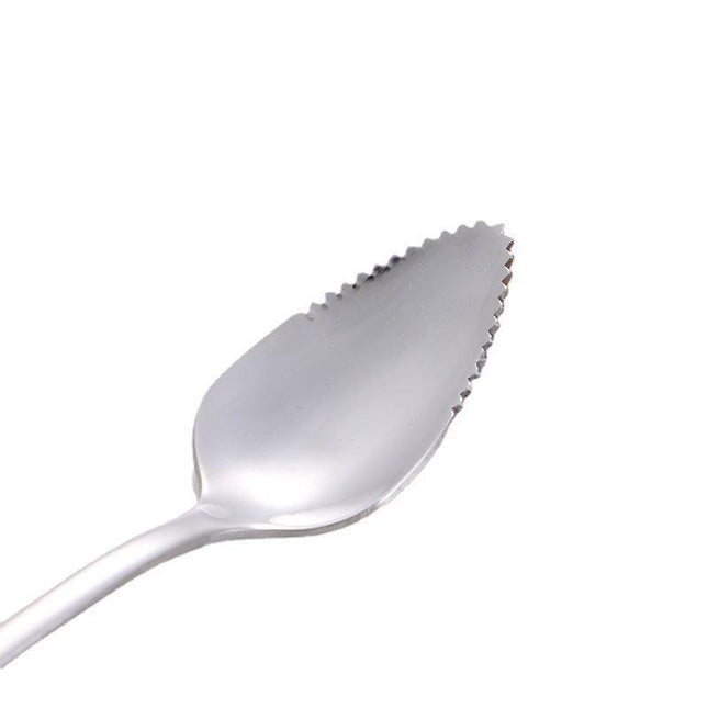 4 pieces stainless steel scraper spoons, children's complementary food spoons, baby fruit puree scraper spoons for dredging.