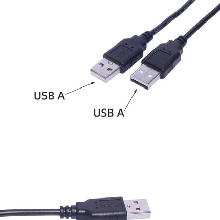 USB 2.0 Male to Male Data Cable - 2 Meters Length.
