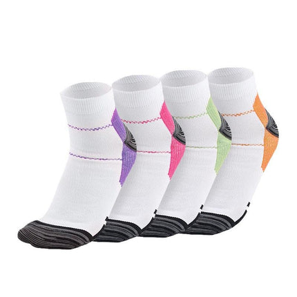 7-Color Ankle Socks Set - Vibrant Daily Wear Socks.