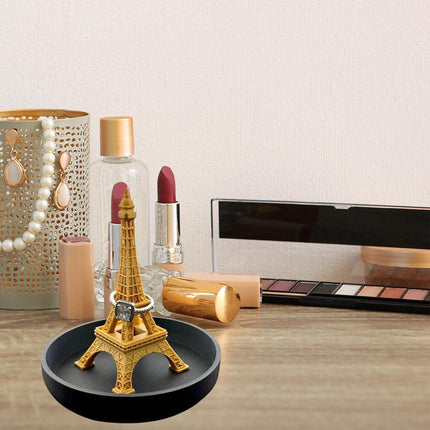 Eiffel Tower Ring Stand – An elegant jewelry stand, a romantic gift, a chic decoration, perfect for engagements, weddings, or dressing table displays..