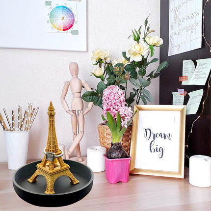 Eiffel Tower Ring Stand – An elegant jewelry stand, a romantic gift, a chic decoration, perfect for engagements, weddings, or dressing table displays..
