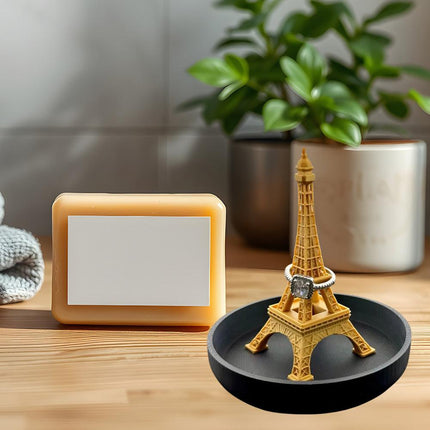 Eiffel Tower Ring Stand – An elegant jewelry stand, a romantic gift, a chic decoration, perfect for engagements, weddings, or dressing table displays..