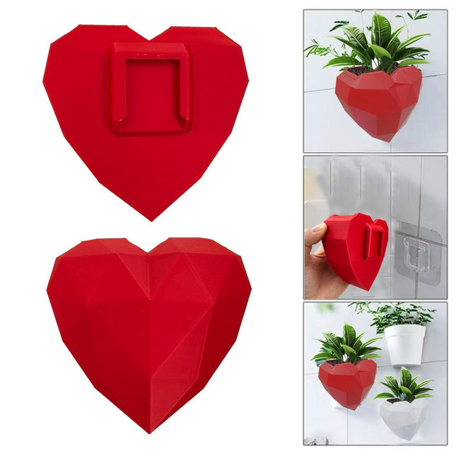 Wall Mounted Planter - NO DRILLING,Houseplant Wall Display Ideas,3D Printed Wall Planter with Drainage Tray.