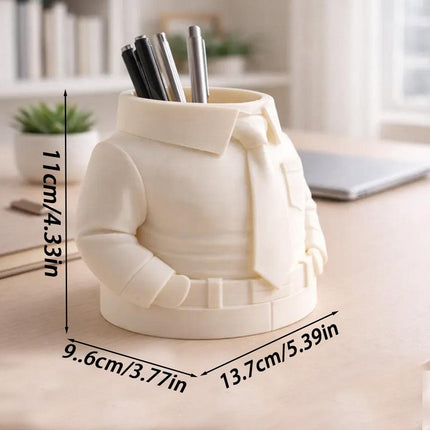 Hirt & Tie Pen Holder – Stylish 3D Printed Desk Organizer.