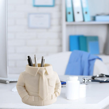 Hirt & Tie Pen Holder – Stylish 3D Printed Desk Organizer.